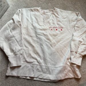AYR Cream Fleece Sweatshirt